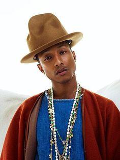 Pharrell Williams佩戴Chanel长项链