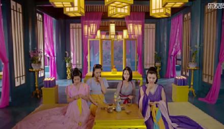 《太子妃升职记》剧照,四位喜欢系绑带的“嗑瓜子妃子”