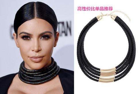 部落野性 推荐Topshop绳编金属Choker 售价约150元