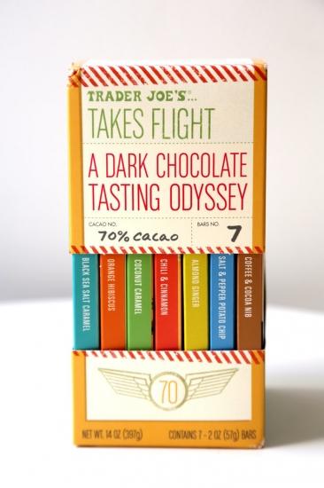 Trader Joe黑巧克力:别出心裁的包装