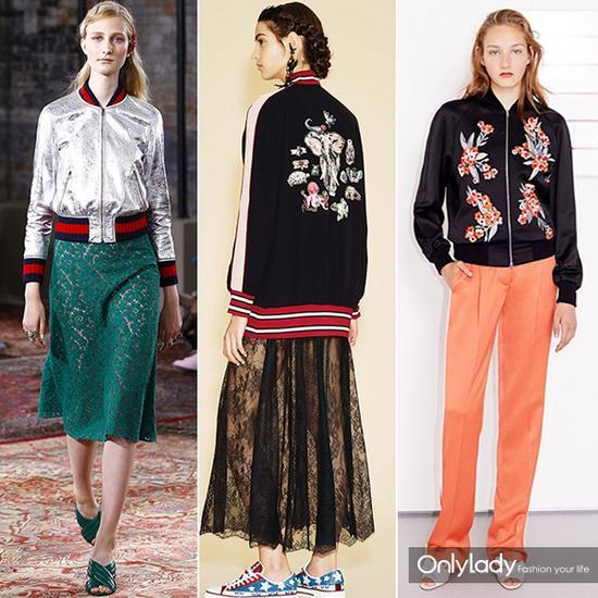 从左至右:Gucci、Valentino、Jonathan Saunders
