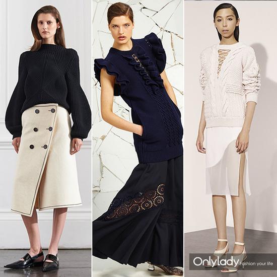 从左至右:Victoria Beckham、Sonia Rykiel、Prabal Gurung