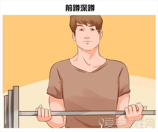 最基本的深蹲方式