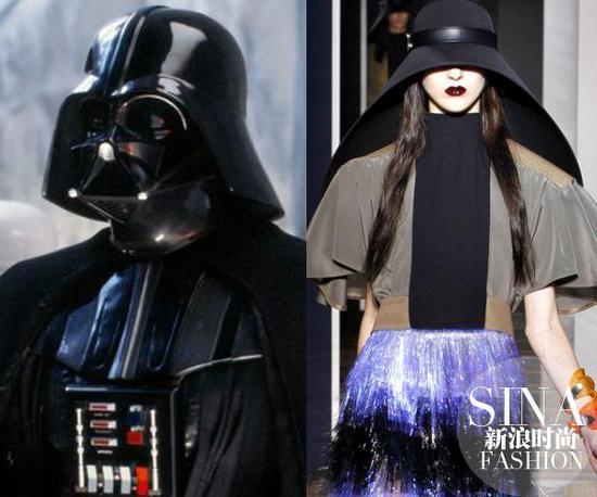 Darth-Vader为巴黎世家提供灵感