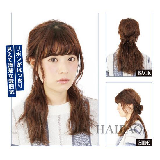 发型look
