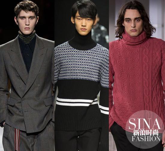 2016秋冬男装系列 左起:Dries Van Noten、KENZO、Hermes