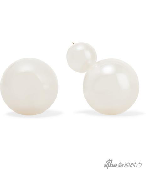 Sophie Bille Brahe 14K 黄金珍珠耳钉