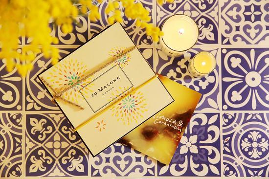 Jo Malone Londonn祖·玛珑含羞草与小豆蔻香氛系列发布会_波西米亚手绘礼盒