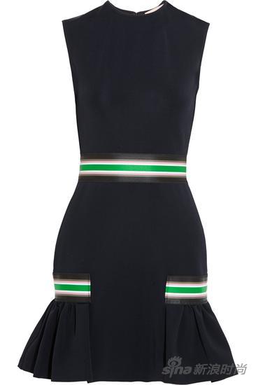Christopher Kane 条纹弹力平纹针织连衣裙
