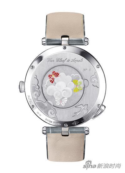 Lady Arpels Ronde des Papillons 腕表背面
