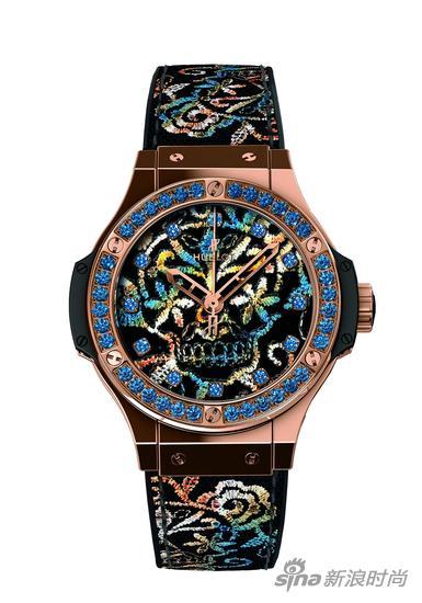 HUBLOT宇舶表Big Bang刺绣糖果骷髅腕表(41毫米)