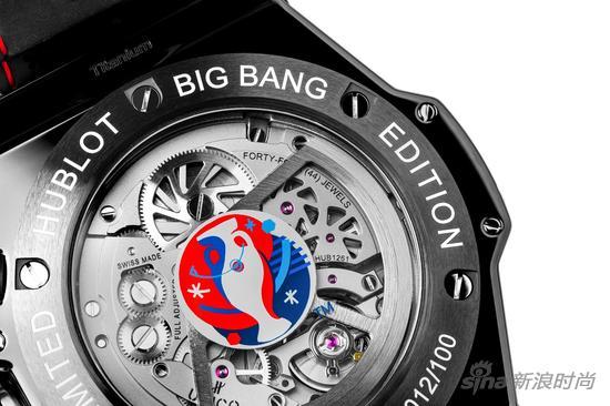 HUBLOT宇舶表Big Bang Unico逆跳计时腕表(欧洲杯)-表背图