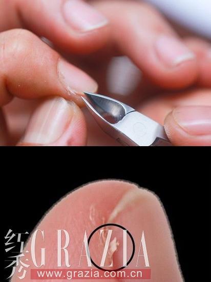 指甲及边缘区域都记得保养