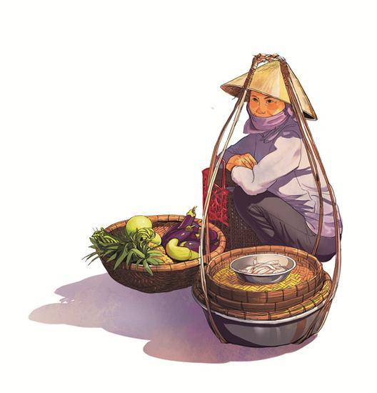 土特产十分丰富,如干、鲜海产和著名的顺化斗笠,糯米纸和绢画也非常有名。