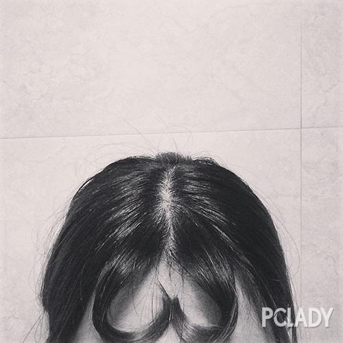 标准的水冰月爱心刘海