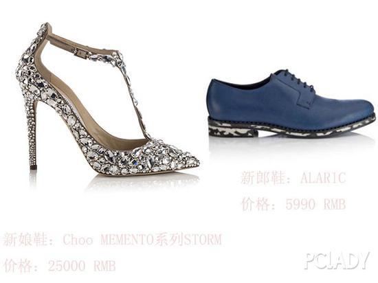 新娘 新郎婚礼仪式鞋子 Jimmy Choo