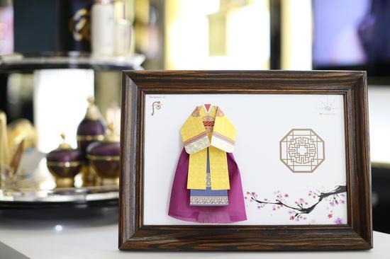 韩服贴画成品