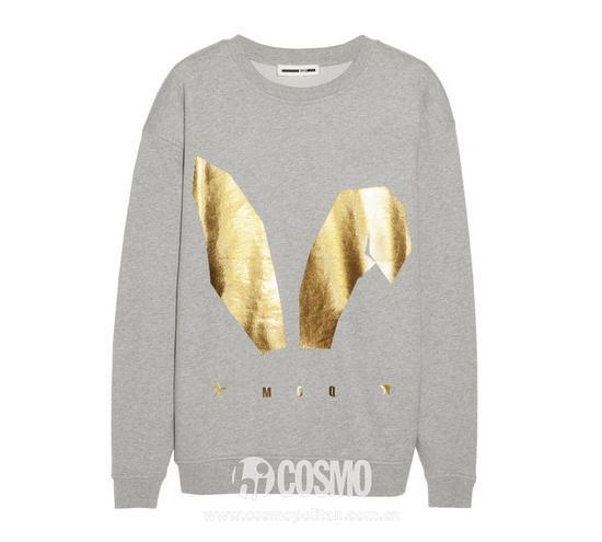 McQ Alexander McQueen 印花纯棉平纹针织卫衣 $ 376