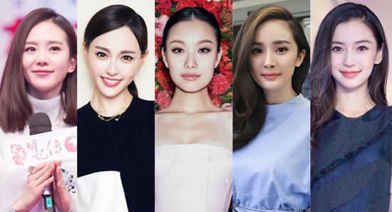 五位女主角