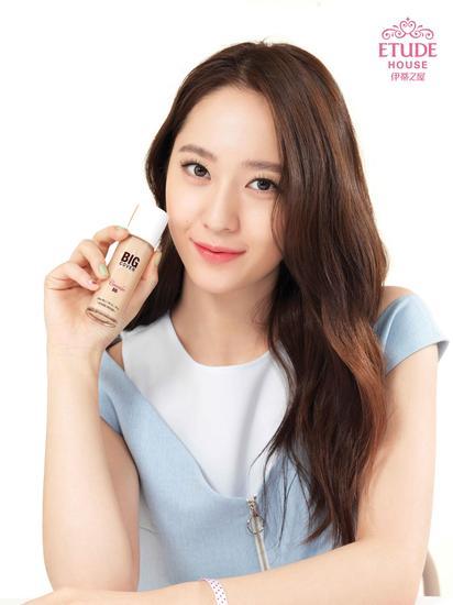 ETUDE HOUSE伊蒂之屋代言人F(X)组合成员krystal郑秀晶