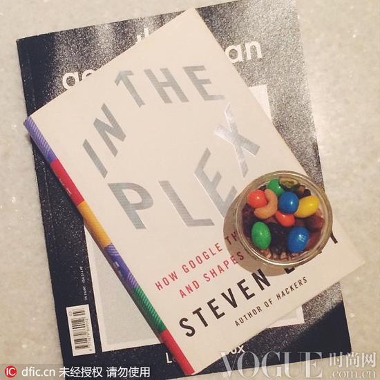 坐飞机时的读物是讲述Google公司内幕的《In The Plex》