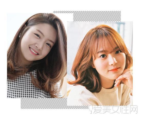 圆脸中长发发型 不但瘦脸还显甜美