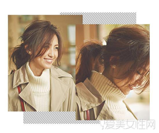 充满凌乱美的马尾完成