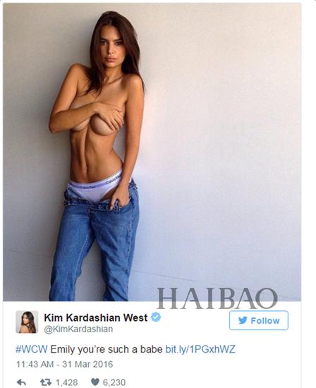 金·卡戴珊 (Kim Kardashian) 的推特
