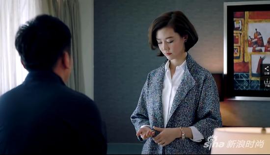 JZ玖姿 灰色翻领呢子大衣