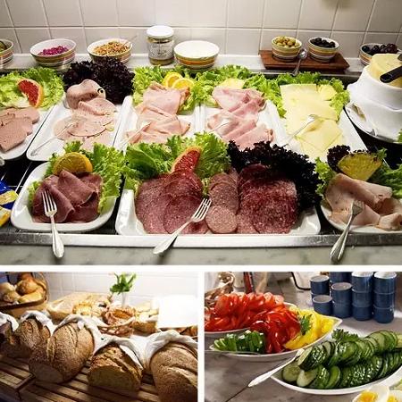 面包、芝士、冷餐肉