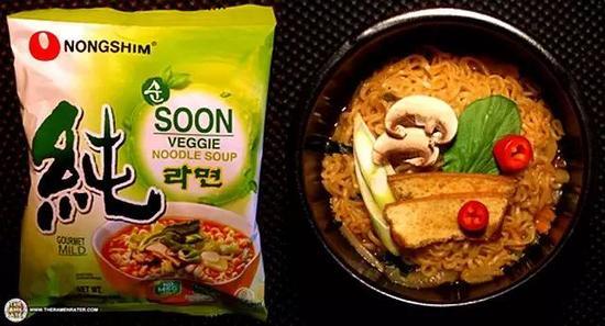 农心素食汤面(韩国)