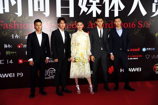 叶周、戚迹、王诗晴、扈中汉、蔚方卿亮相红毯现场