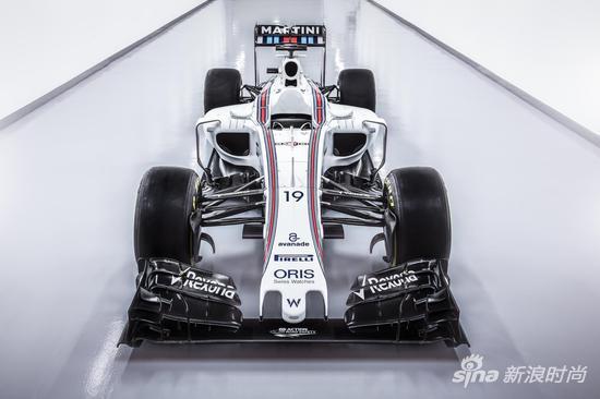 赛车手菲利普•马萨(Felipe Massa)19号标志的赛车