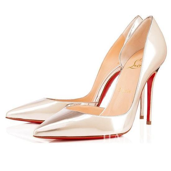 (Christian Louboutin) 银色高跟鞋