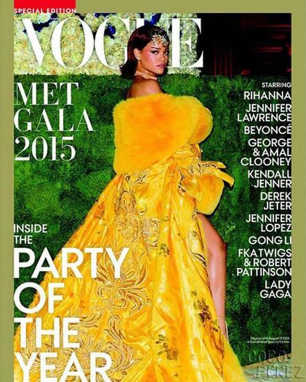 去年VOGUE特刊封面