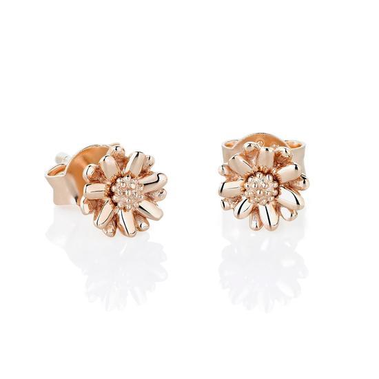 Daisy 925纯银18K镀玫瑰金 6mm 小雏菊耳钉(亚马逊进口直采 英国品牌)活动价359元