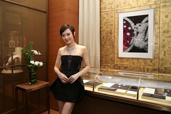 著名演员 孙俪小姐参观卡地亚北京SKP精品店