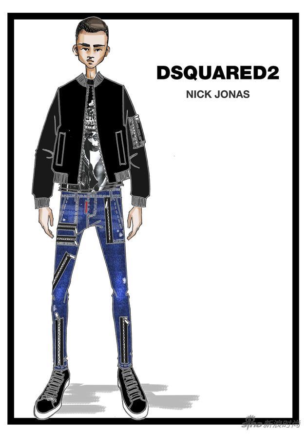 DSQUARED2设计手稿