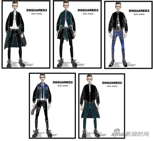 DSQUARED2设计手稿