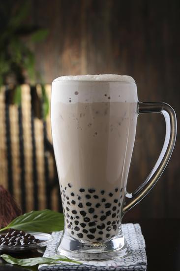大红袍珍珠奶茶