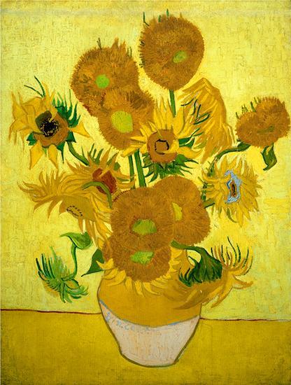 《向日葵》 (Sunflowers Arles 1889)