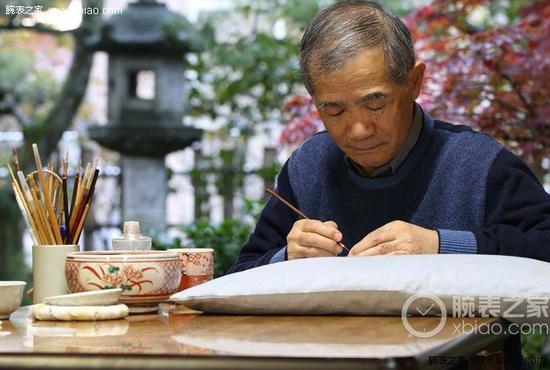 日本国宝级工艺大师,陶瓷彩绘专家福岛武山