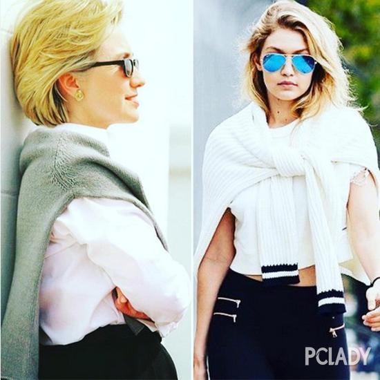 希拉里 V.S Gigi Hadid