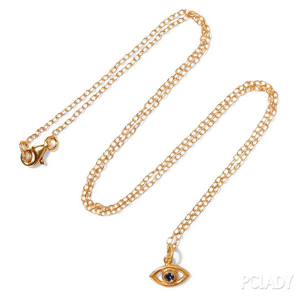 IAM BY ILEANA MAKRI Eye 方晶锆石镀金项链 $120