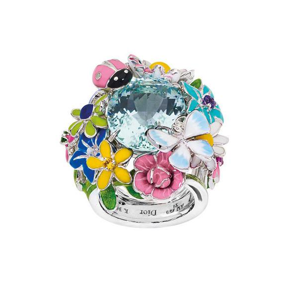 迪奥 (Dior) 海蓝宝石Aquamarine戒指