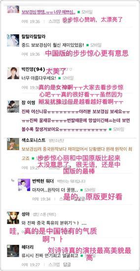 韩国网民评论刘诗诗