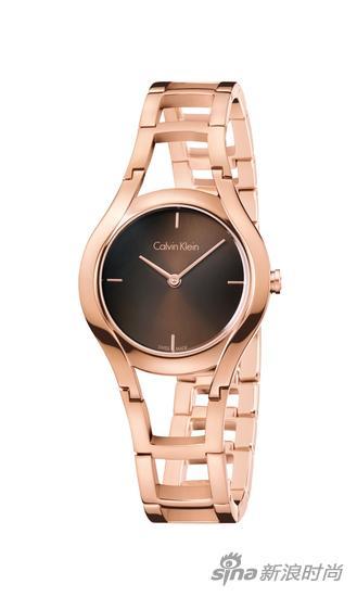 Calvin Klein class珍享系列女士腕表咖啡色表盘玫瑰金表带 RMB 2300