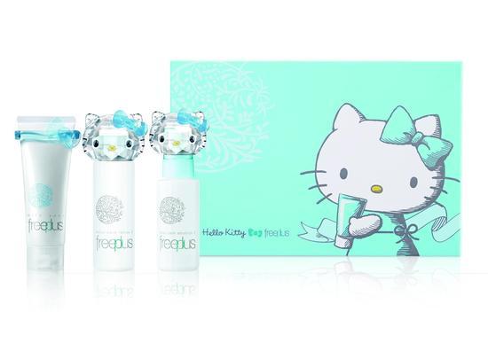 10月1日正式发售 freeplus×Hello Kitty限量套装(限量10000套,售完即止) RMB580