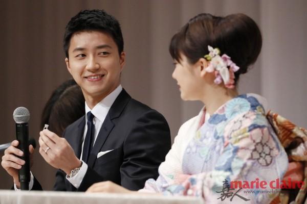 福原爱与江宏杰结婚报告会