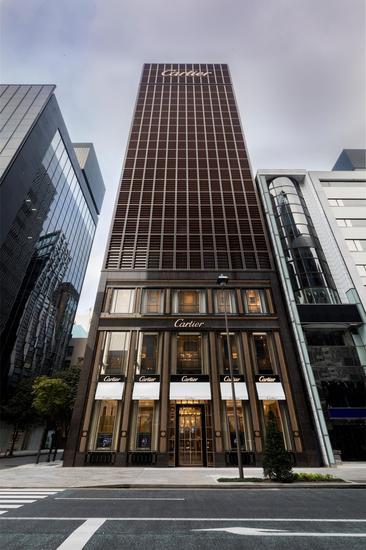 卡地亚东京银座精品店外景